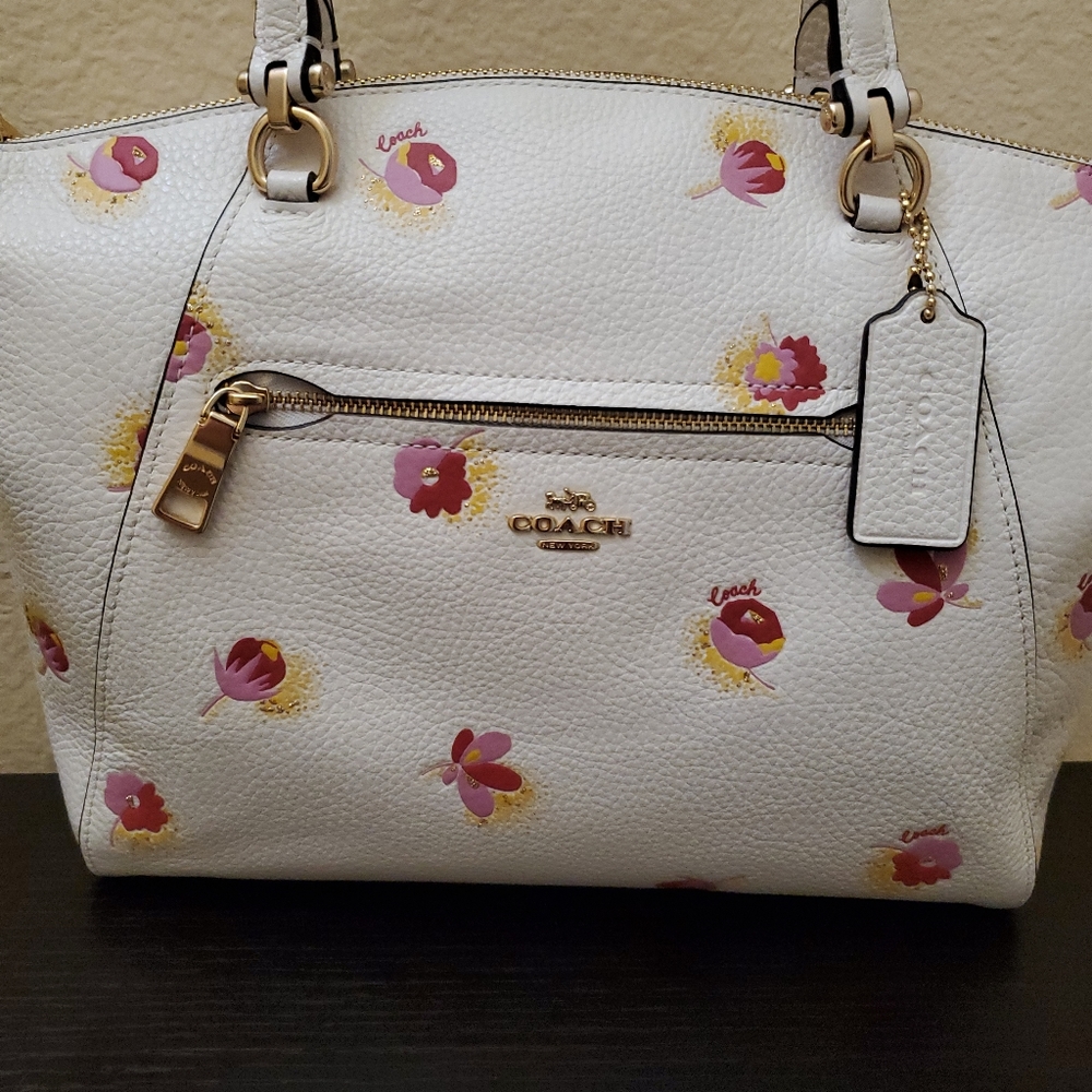 Coach  Prairie Satchel With Floral Print - Picture 7 of 15